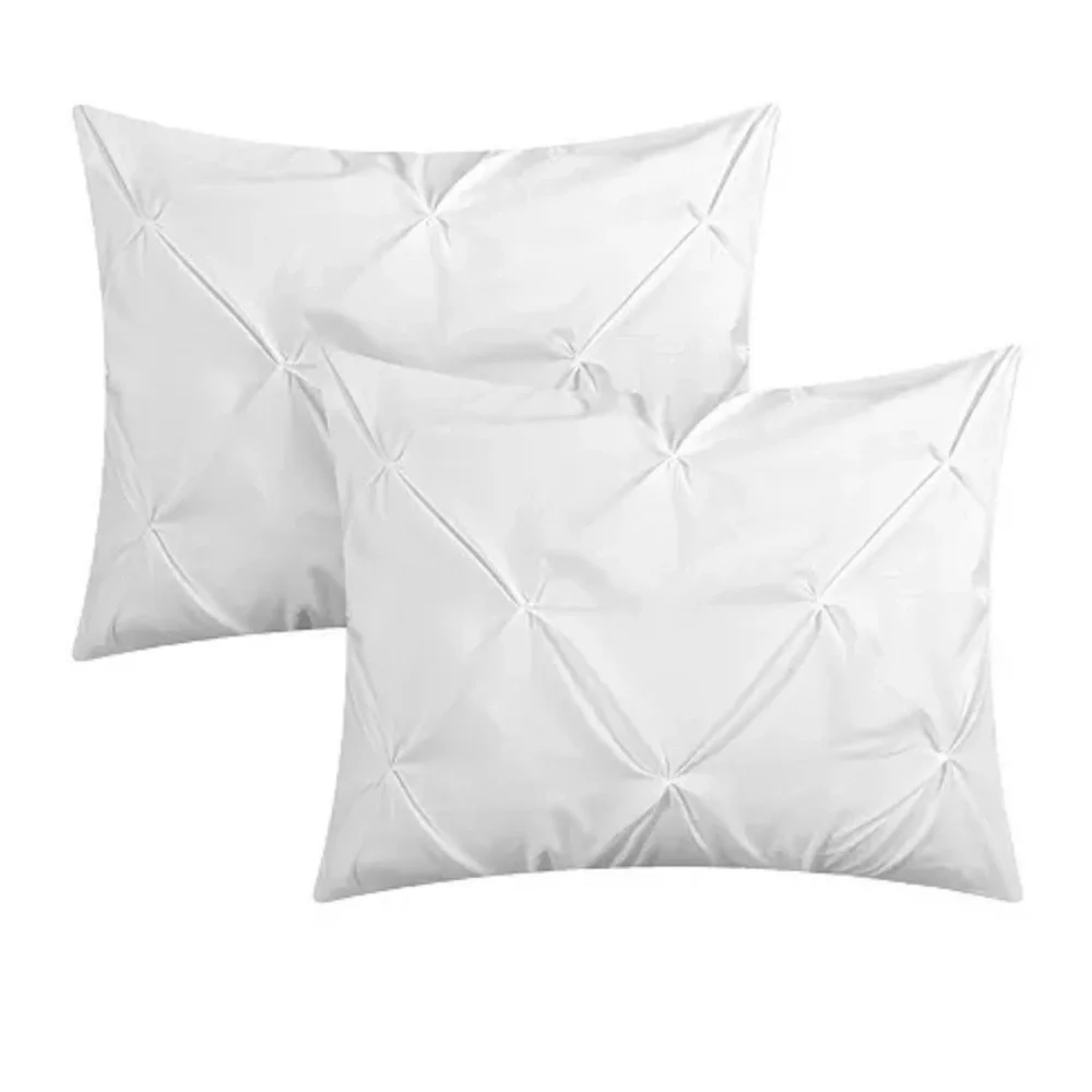 Pin Tuck Duvet Set - King 4pc